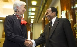 After conviction, Lagarde visits Cameroon to encourage six African leaders