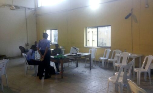 UPDATED: INEC officials abandon returning officer at collation centre