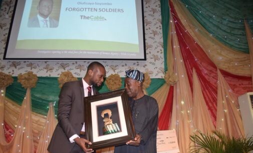 TheCable’s Soyombo wins grand prize at Wole Soyinka Awards for Investigative Reporting