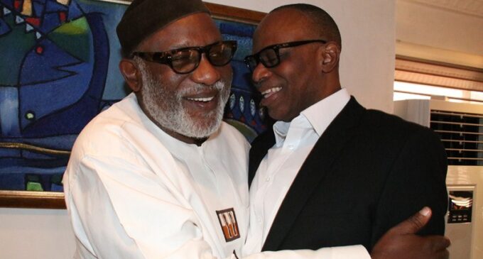 Akeredolu, Mimiko begin transition, hold first meeting since election