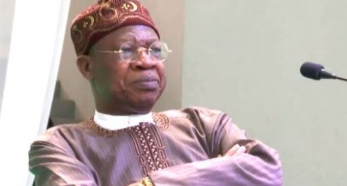 Senate queries Lai Mohammed: How can you raise only N620k from culture sector?