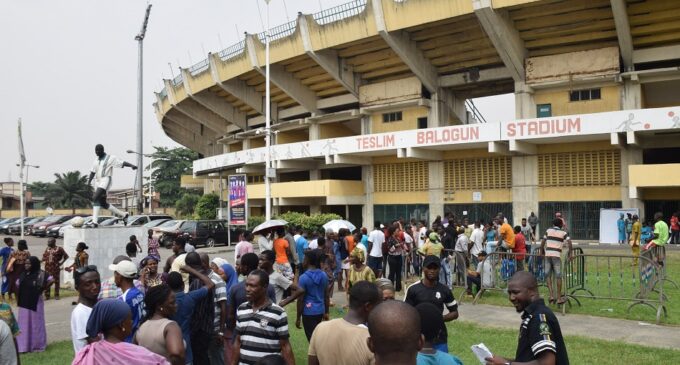 COVID-19: 7,200 fans to watch Eagles, Lesotho clash at Lagos stadium