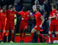 Wijnaldum heads Liverpool ahead of title rivals City