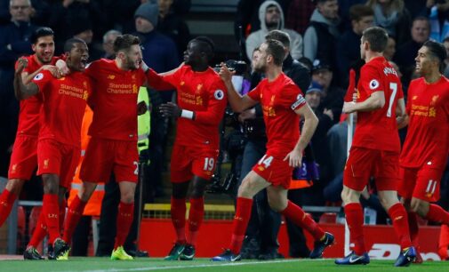 Wijnaldum heads Liverpool ahead of title rivals City
