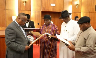 Saraki swears in Rivers senators