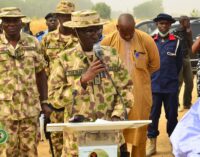 Irabor leads service chiefs to Borno, meets troops fighting Boko Haram