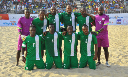 Beach Soccer World Cup: Nigeria’s Sand Eagles to face Italy, Mexico