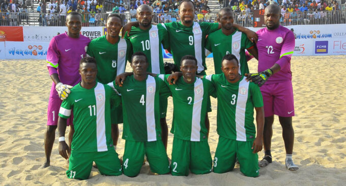 Beach Soccer World Cup: Nigeria’s Sand Eagles to face Italy, Mexico