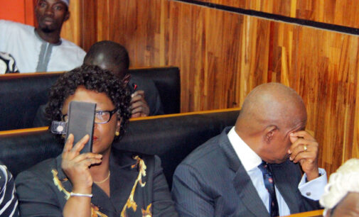 EXTRA: Ademola, judge on trial, tells photojournalists not to take his picture