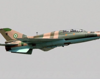 Air force ‘bombs large gathering of insurgents’ in Borno