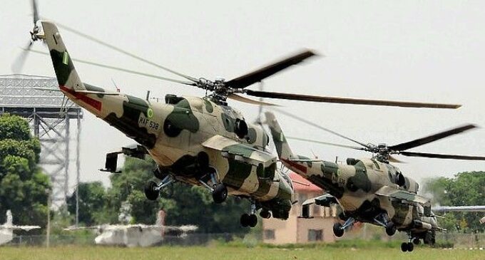 Air force helicopter suffers mishap in north-east