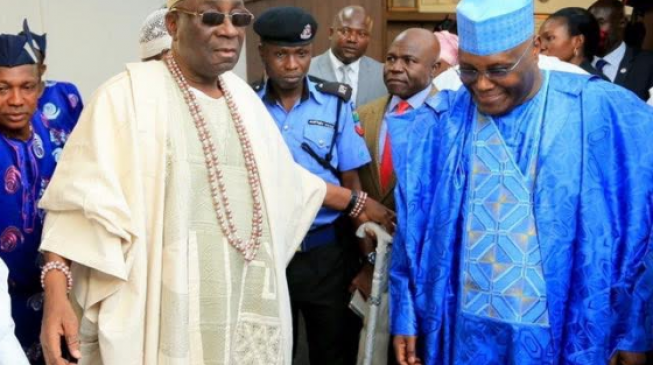 I had no power to remove you, Atiku tells Akiolu