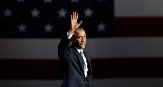 Obama leaving office as 3rd most loved American president