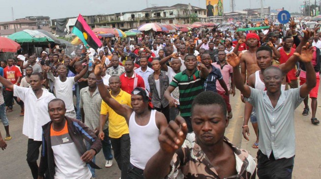 Police arrest 137 Biafra agitators in three states