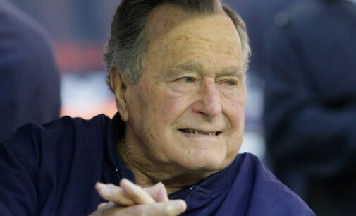 George Bush Sr hospitalised for ‘short breath’