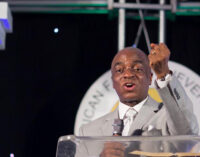 ‘You’re not above the law!’ — outrage as Oyedepo holds service despite ban on large gatherings