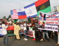 We are asking for freedom — NOT war, says IPOB