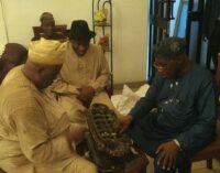 Drama as Jonathan visits Obasanjo’s village
