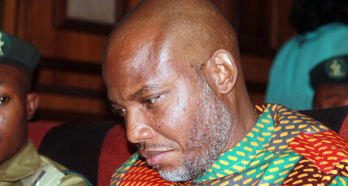I might have been killed if I did not leave Nigeria, Nnamdi Kanu tells court