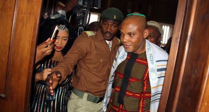 Kanu: DSS killed 9 people who came to visit me in prison