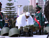 Buhari remembers fallen heroes, commends troops for their sacrifice