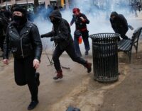Violent protests break out in Washington after Trump’s inauguration