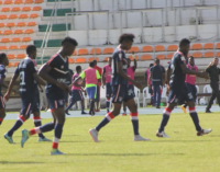 NPFL opening match ends in crisis