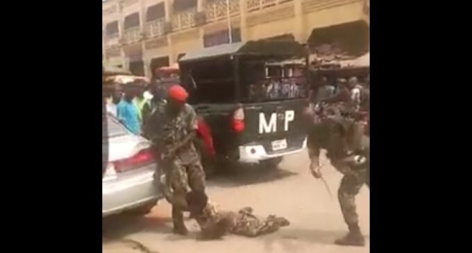 Army demotes, jails soldiers who brutalised physically-challenged man