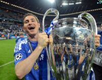 Chelsea pay tribute to retired Frank Lampard