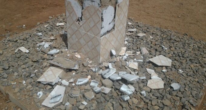 El-Rufai kicks as foundation of proposed military base in southern Kaduna is vandalised