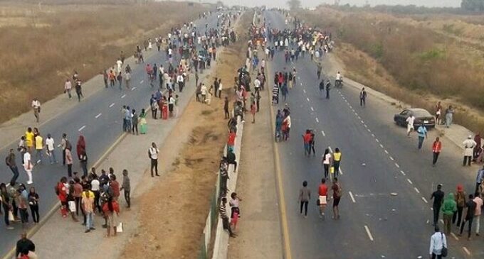 UniAbuja students protest colleague’s death, block major highway