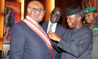 Osinbajo tells Onnoghen to restore confidence in the judiciary