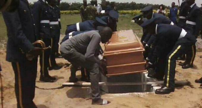 Airwoman killed by jealous lover laid to rest