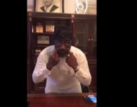 VIDEO: Dino Melaye sings, dances after senate committee hearing