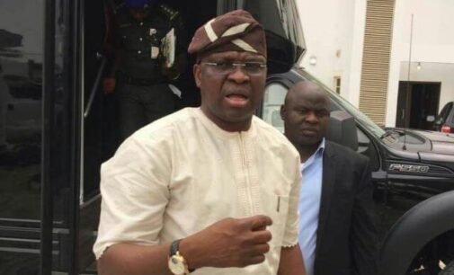 Fayose: My name is Peter the rock, if I hit you, you are in trouble