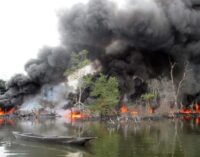 Navy deploys swamp buggies to ‘completely destroy’ illegal refineries