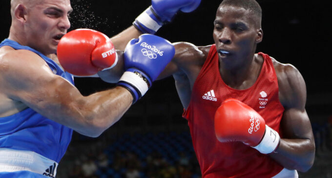 Nigerian-British boxer wins fight in 20 seconds
