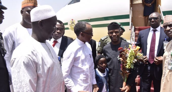 VIDEO: Osinbajo inspects Kaduna airport