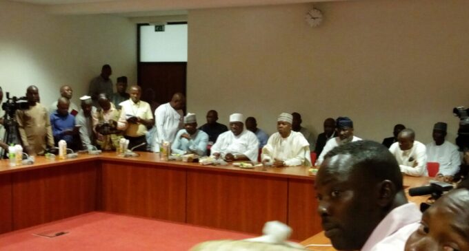 Saraki appears before committee investigating seized SUV