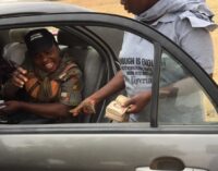 CAUGHT ON CAMERA: Anti-Amnesty protesters collecting money in Abuja