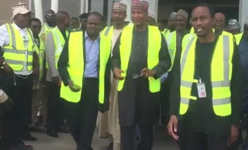 Plane lands in Abuja airport for the first time in six weeks