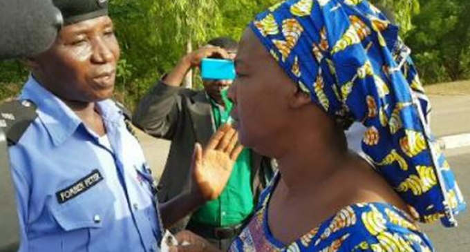 Chibok mothers clash with police at Aso Rock entrance