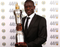 N’Golo Kanté named PFA player of the year award