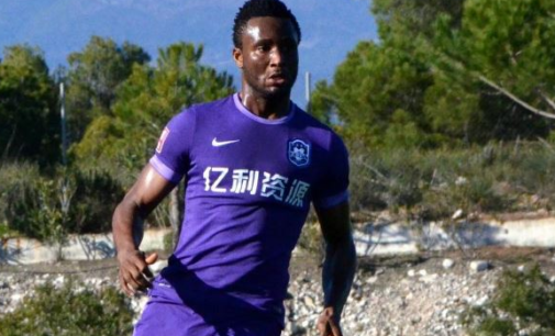 Mikel Obi scores first goal in Chinese Super League