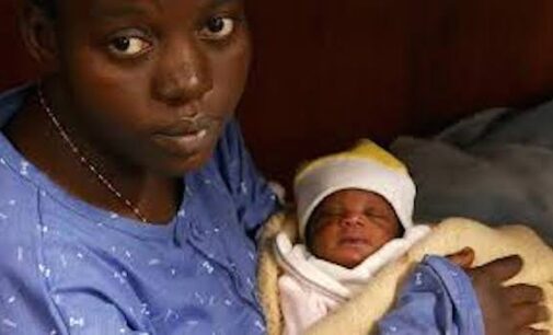 Nigerian lady, 4 day-old baby rescued in Mediterranean