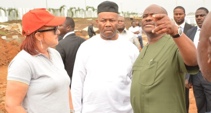 Akpabio: Wike has executed more projects than Buhari’s govt
