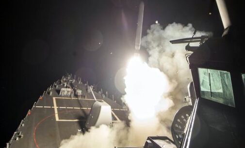 US attacks Syrian air base with 59 cruise missiles