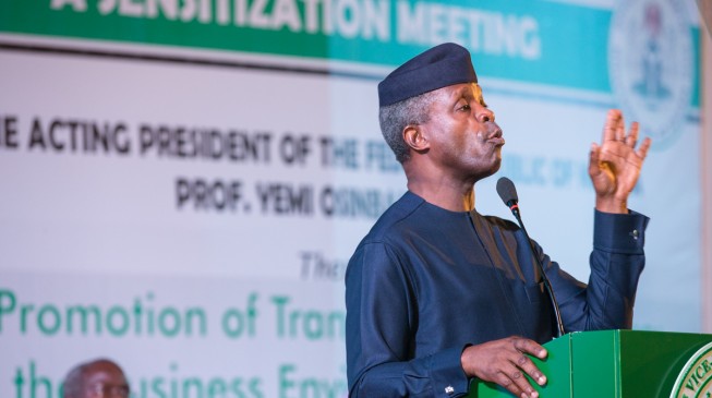Osinbajo: Fasting and prayer won’t grow our economy