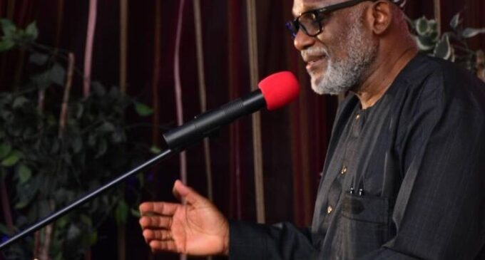 Akeredolu begs investors to leave ‘traffic-ridden’ Lagos and come to Ondo