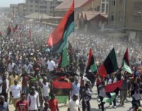 Nigerian students take Biafra battle to streets of India